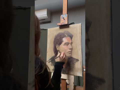 Another Portrait Done In 3 Hours Paint Oil Art Portrait Oilpainting Asmr Asmrart Portraitart