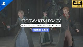 Hogwarts Legacy - Spell Combination Practice 1 Side Quest Walkthrough | Gamers Glimpse