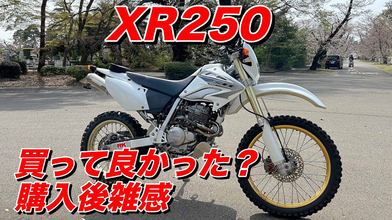 XR250オフ　07最終モデル（受付終了） 軽二輪スポーツバイク「XR250」と「XR250 Motard」の