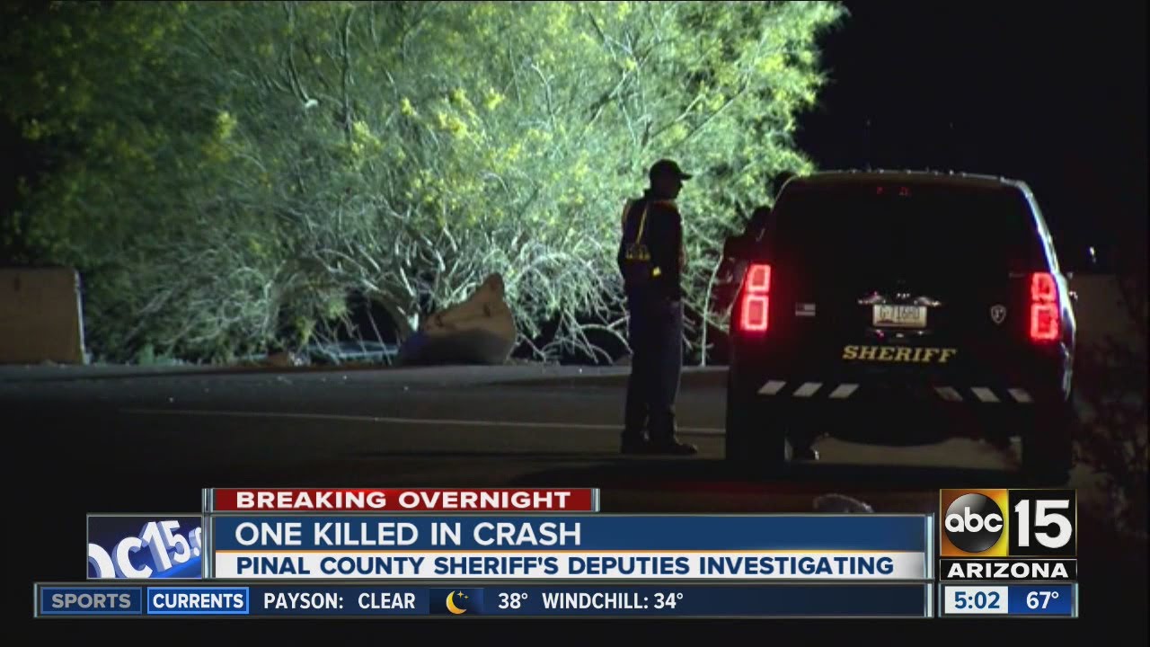 One killed in San Tan Valley crash YouTube
