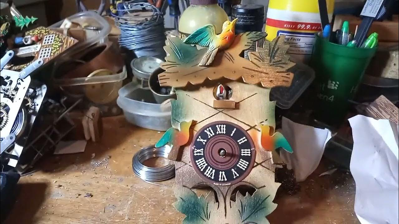Repairing a quarter hour cuckoo clock for Jeffrey 20220707 233415 YouTube