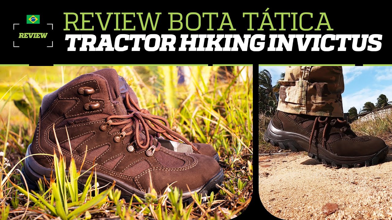 bota tática invictus tractor hiking desert