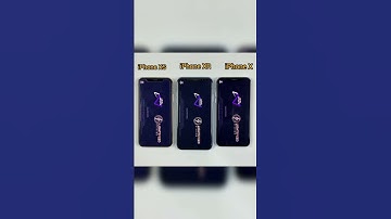 iPhone XS vs iPhone XR vs iPhone X Pubg Test🔥 Which one is faster???#shorts