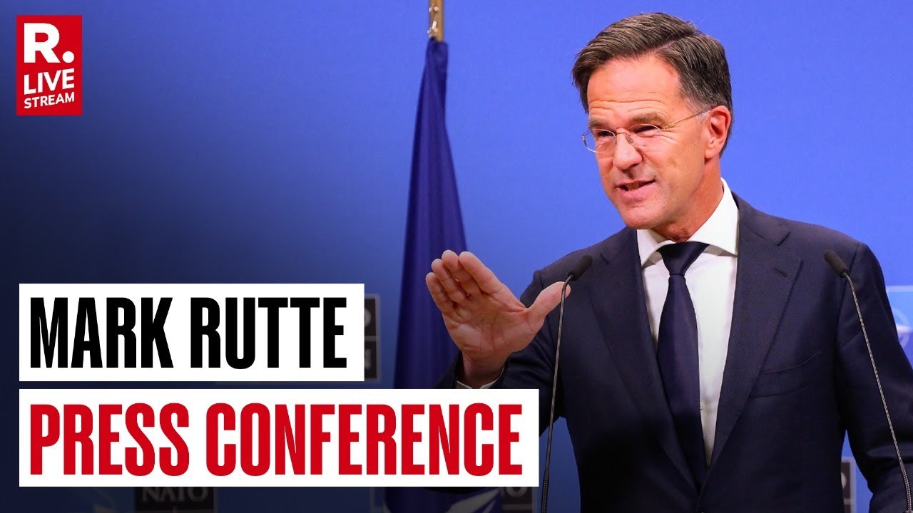 NATO LIVE: Secretary General Mark Rutte Holds Press Conference In ...