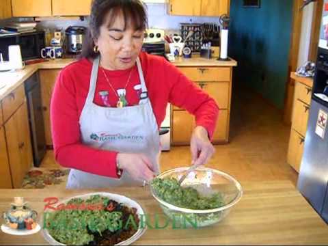 Black-eyed Pea with Lettuce Leaf Basil Pie Part 4 of 5