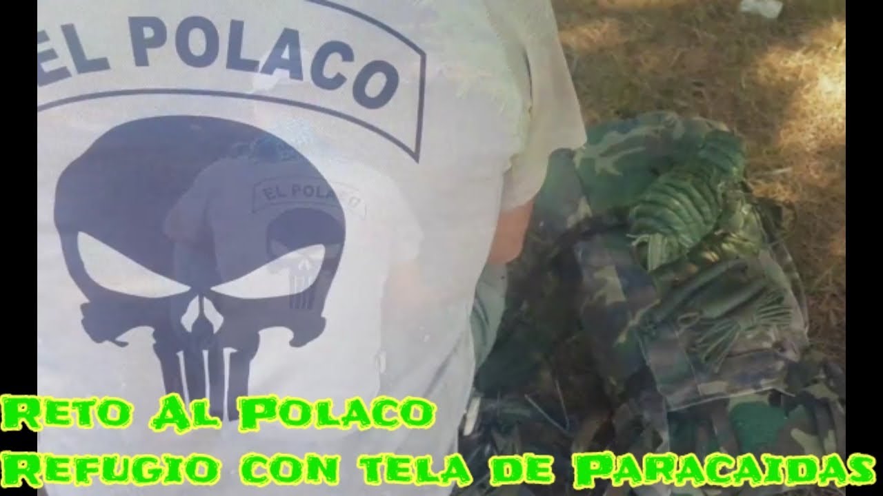 Reto Al Polaco Refugio con tela de Paracaidas / #YankeeAdventure kayak flight