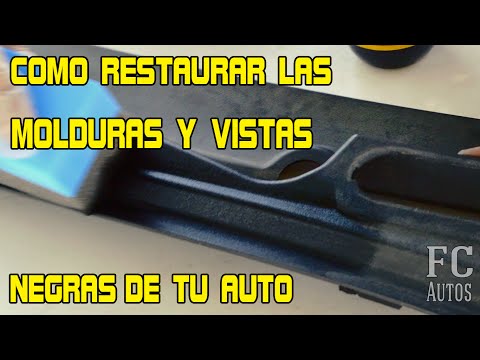 How To Restore Your Car Bumpers And Trims (Eng Sub)