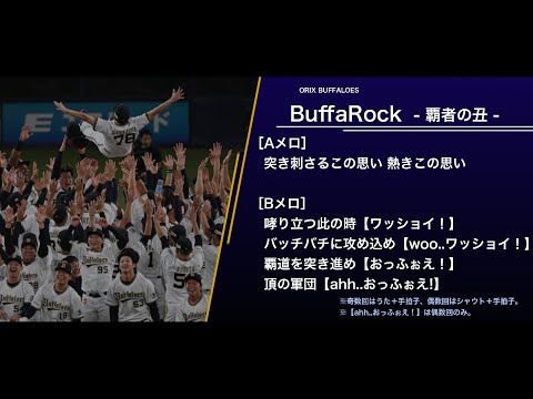 オリックス・バファローズ  チャンステーマ  「BuffaRock -覇者の丑-」
