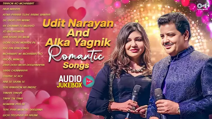 LIVE : NonStop Udit Narayan, Alka Yagnik Romantic Songs | Evergreen Bollywood Hits | 90s Hindi Songs