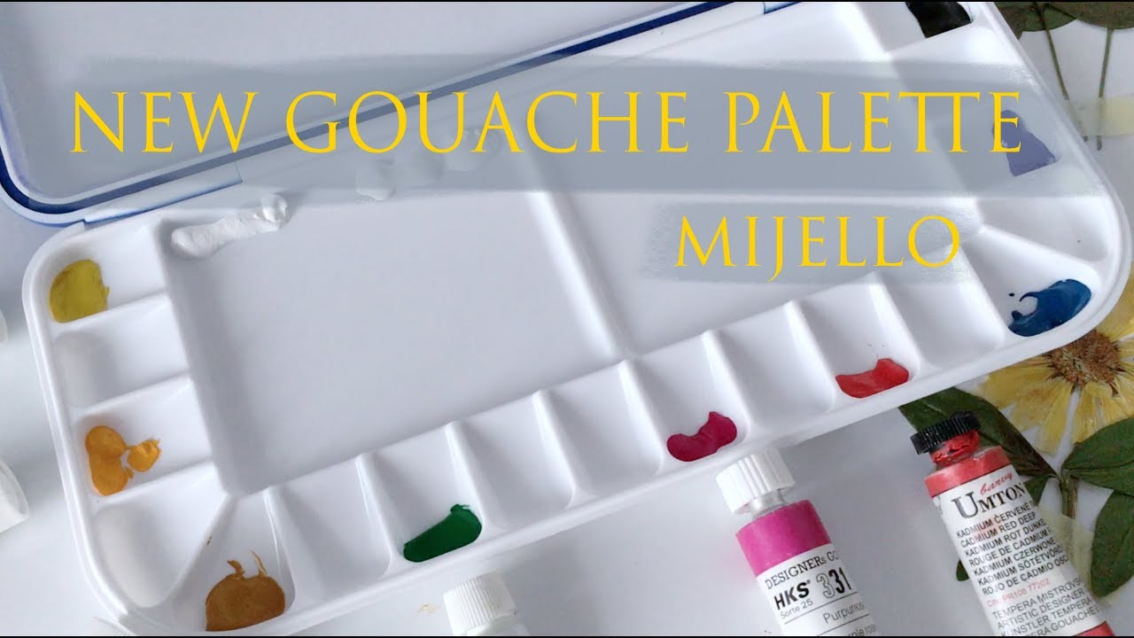 Mijello fusion watercolor 18  New palette set up 