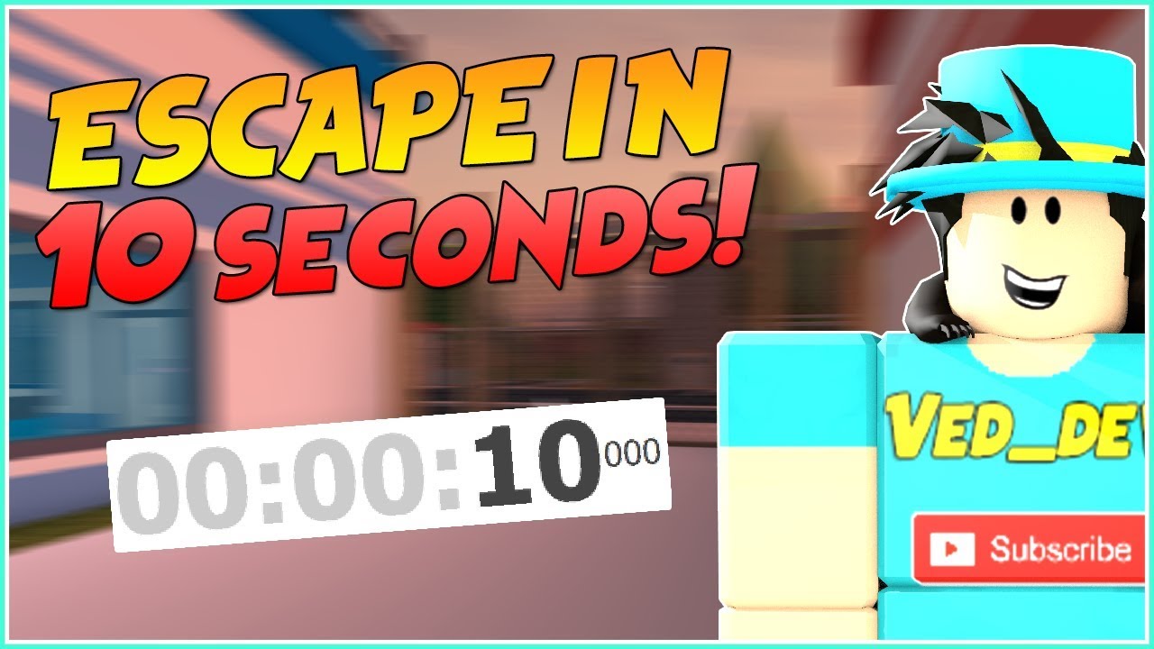 Roblox Jailbreak How To Escape Jail In 10 Seconds Glitch - how to glitch out of the jail cells in roblox jailbreak youtube