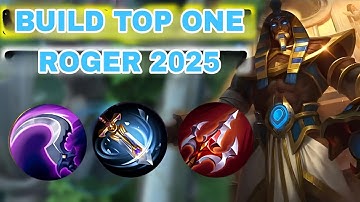 The 100% Unstoppable Roger Build 2025!!-Best Items & Emblems (Must Try)- MLBB