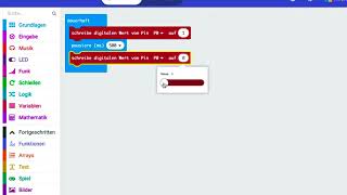 Blinkende LED Makecode (Microbit)