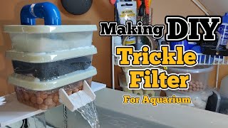 DIY Trickle Filter | DIY Aquarium Top Filter | Making Aquarium Filter at Home