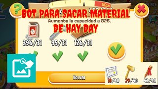 COMO PONER UN BOT EN HAY DAY PARA SACAR MATERIAL parte#1 #hayday #trucos #top #bot #material 😍👑