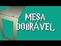 MESA DOBRÁVEL ESTILO QUADRO - DICAS DA LEILA