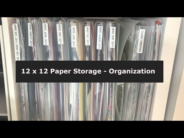 Iris 12 x 12 Paper Storage Case