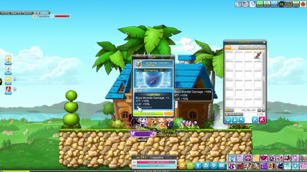 [MapleStory Aurora] - Road to New Katara BPot Cubing #2
