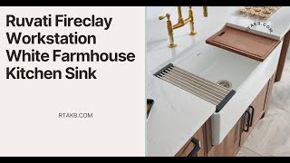 Ruvati Fiore Collection Kitchen Sink Review | Workstation Sink Features & Pros
