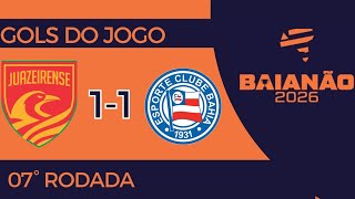 JUAZEIRENSE 1X1 BAHIA , CAMPEONATO BAIANO 2026
