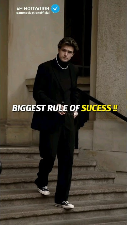 Sigmarule 🔥😎~Biggest Rule Of Success 🤔🎯~rules for success in life🔥#motivation #shorts #sigmamale