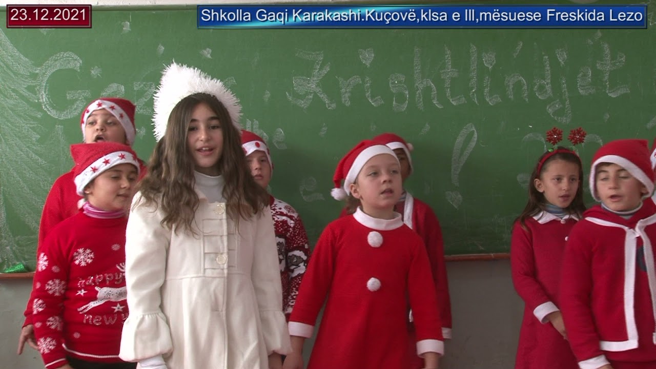 23 12 2021 Shkolla Gaqi Karakashi,klsa e III,mësuese Freskida Lezo