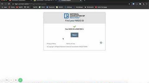 Confirming NRDS ID number in DocuSign to Have Access to GAR Forms