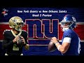 New York Giants vs New Orleans Saints Week 5 Preview | Jaxson Dart | Cam Skattebo | Paulson Adebo