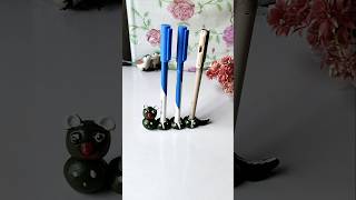 Tiny Clay Pencil Holder | Cute Handmade Craft #shorts #diy
