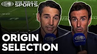 Billy & Joey break down State of Origin selections | Wide World of Sports