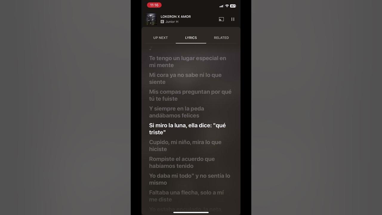 LOKERON X AMOR By Junior H #corridos #corridostumbados #musica #juniorh #lyrics LOKERON X AMOR By Junior H #corridos #corridostumbados #musica #juniorh #lyrics