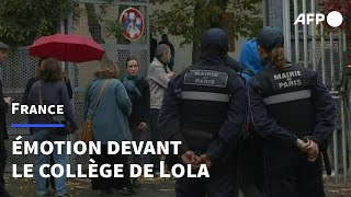 Adolescente retrouvée morte dans une malle à Paris: émotion devant le collège | AFP