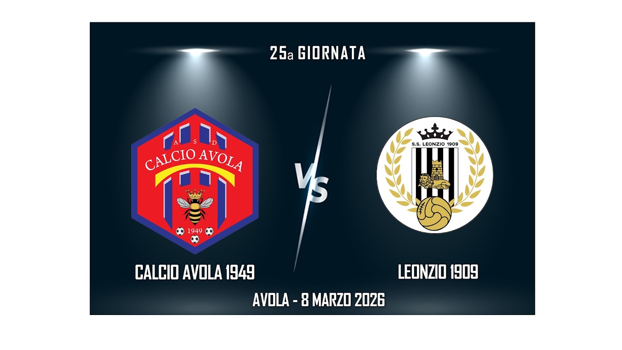 👆🏻 HIGHLIGHTS incontro di calcio: Calcio Avola 1949 – Leonzio 1909  0-0  (08.03.2026)