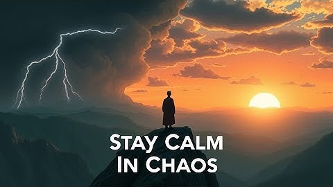 Stay Calm in Chaos | Stoic Secrets to Inner Peace