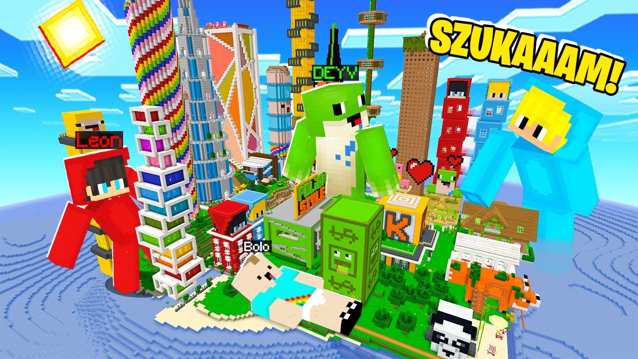 GIGANTYCZNY CHOWANY na WSPÓLNEJ WIOSCE YOUTUBERÓW w Minecraft!