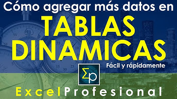Cómo agregar nuevos datos automáticamente a una tabla dinámica | Sin tener que rehacerla.