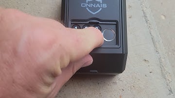 Setup for ONNAIS Smart Key Lock Box with fingerprint Recognition