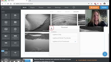 How to Add a Gallery to Weebly