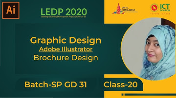 Brochure Design | Class 20 | Batch SP GD 31 | LEDP 2020 | Graphic Design Class