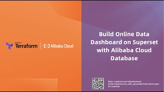 How To | Build Online Data Dashboard on Superset Without Coding | Alibaba Cloud Database