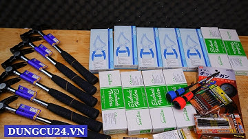 Búa đóng cốp pha nhôm Nhật OHSHO, Kìm kẹp mát nhật SANRITSU, kẹp  que hàn Nhật 300A, nam châm ANEX