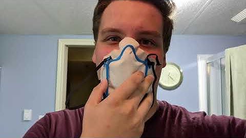 How to Prepare and Put On a 3D Printed Face Mask