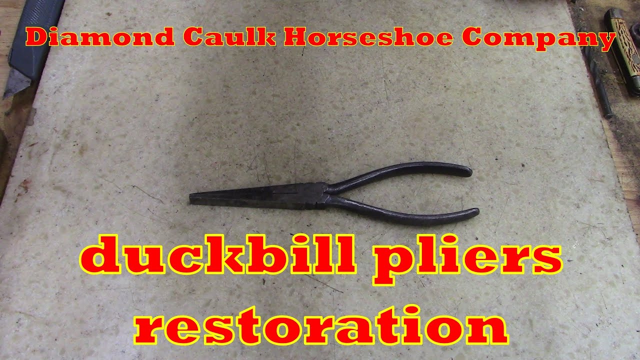 DIAMOND CALK HORSESHOE CO. HL112P GROOVE JOINT PLIERS DIAMALLOY U.S.A