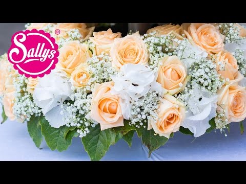 DIY - Blumengesteck / Blumenkranz für die Hochzeit meiner besten Freundin / Sallys Welt