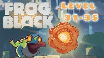 FROGBLOCK: Puzzelavontuur - Niveau 31-35 | Rustige puzzelgame-walkthrough