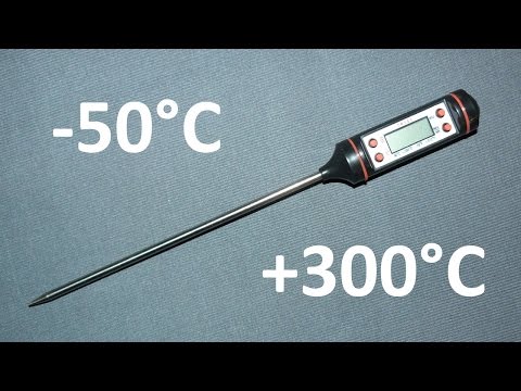 Электронный кухонный термометр со щупом TP101  50°C -- +300°C