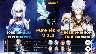 Download Lagu E0S0 Jingliu Hypercarry \u0026 E0S0 Phainon True Damage | NEW PureFiction 4 | V3.4 | 3 Stars | HSR | MP3 Download Lagu E0S0 Jingliu Hypercarry \u0026 E0S0 Phainon True Damage | NEW PureFiction 4 | V3.4 | 3 Stars | HSR | MP3