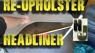 Fixing a Sagging headliner in a Jeep Cherokee