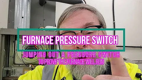 Jumping out a furnace pressure switch