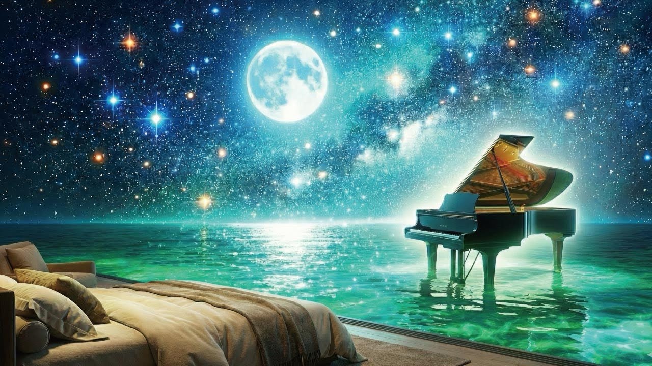 Peaceful Sleep Music【1 Hour Piano Music for Relaxing, Sleeping, Deep Focus, Reading, Studying ☕ 🌙】